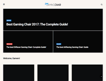 Tablet Screenshot of pro-gaming-chair.com